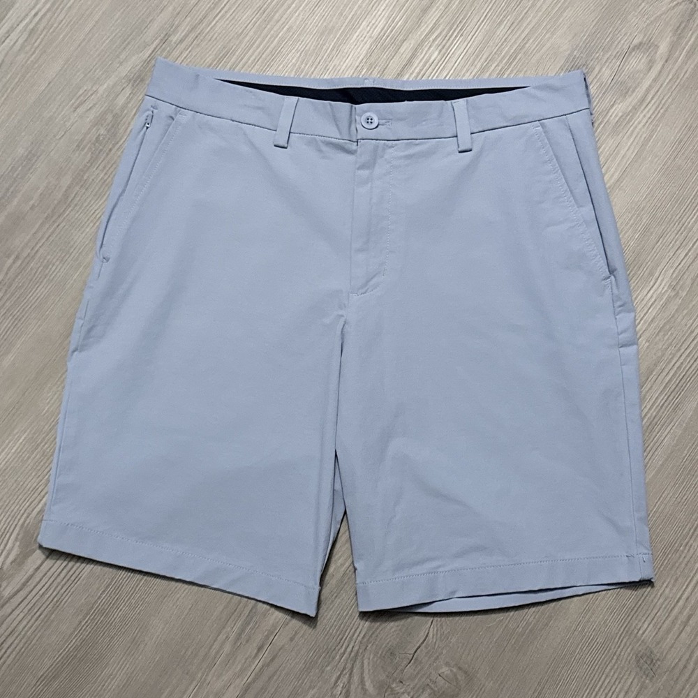 Vineyard Vines On The Go Shorts Men's 35* Blue Flat Front Golf OTG Performance